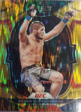 Khabib Nurmagomedov 2023 Panini Select UFC Concourse #97 Gold Flash