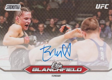 Erin Blanchfield 2025 Topps Stadium Club UFC Base Autographs #BCA-EBD Black