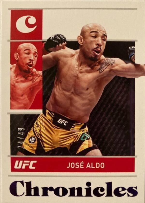 José Aldo 2022 Panini Chronicles UFC Base Chronicles #7 Purple