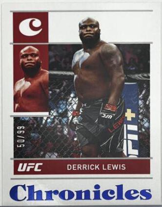 Derrick Lewis 2022 Panini Chronicles UFC Base Elite #260 Blue