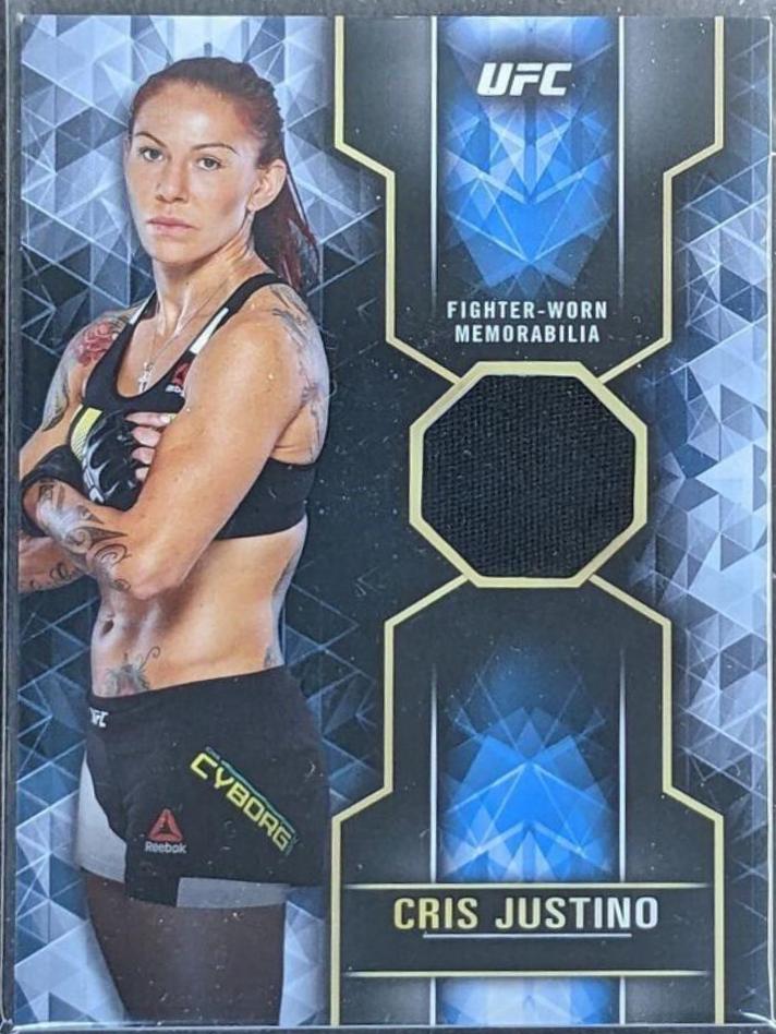 Cris Justino 2017 Topps UFC Knockout Base #18 Blue