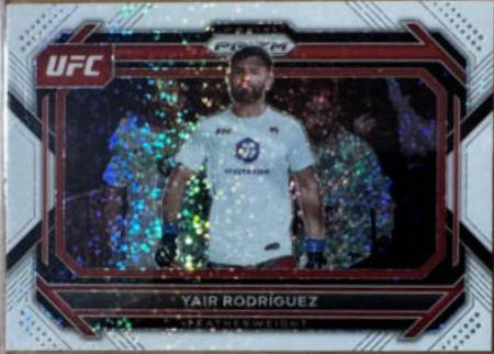 Yair Rodríguez 2023 Panini Prizm UFC Base #83 White Sparkle