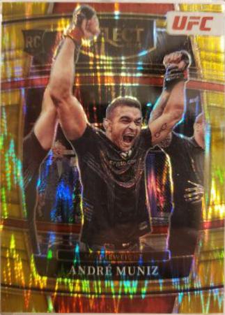Andre Muniz 2022 Panini Select UFC Concourse #34 Gold Flash