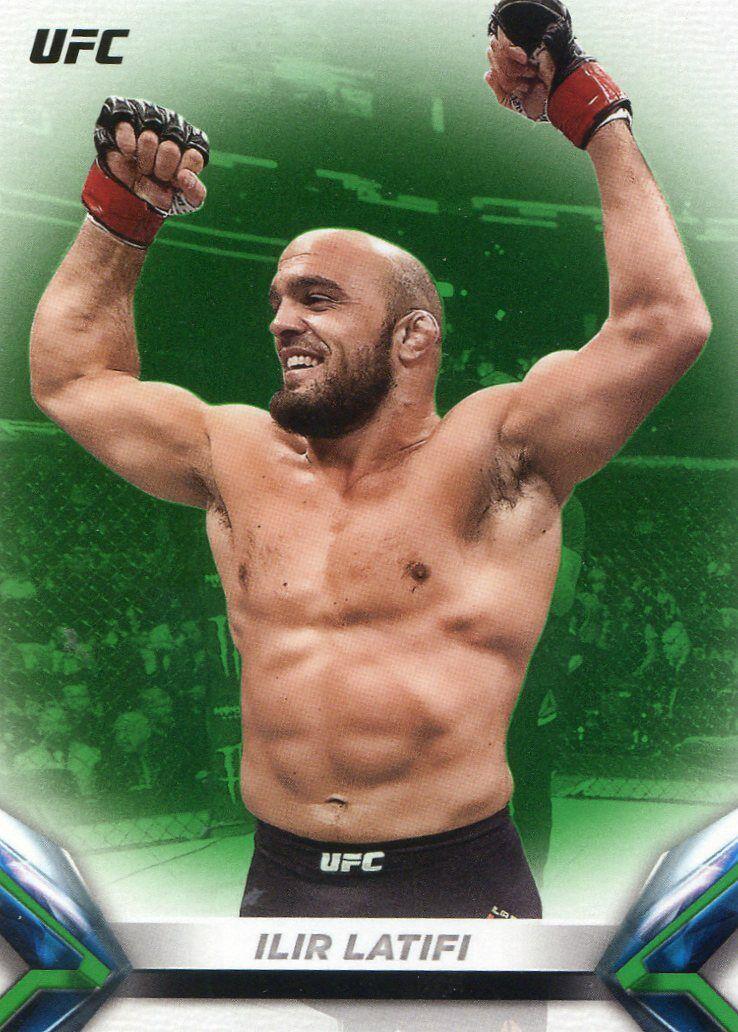 Ilir Latifi 2018 Topps UFC Knockout Base #70 Green