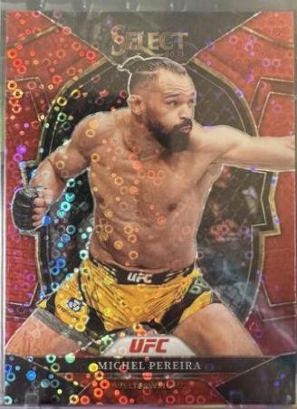 Michel Pereira 2023 Panini Select UFC Concourse #11 Red Disco
