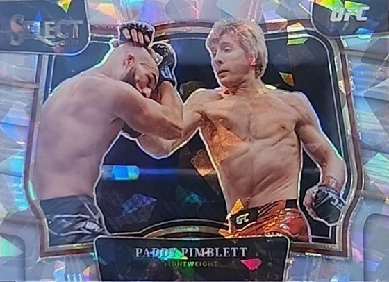 Paddy Pimblett 2023 Panini Select UFC Octagonside #225 Cracked Ice
