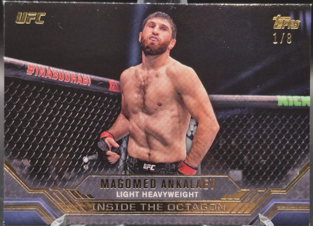 Magomed Ankalaev 2024 Topps Knockout UFC Inside the Octagon #ITO-14 Gold