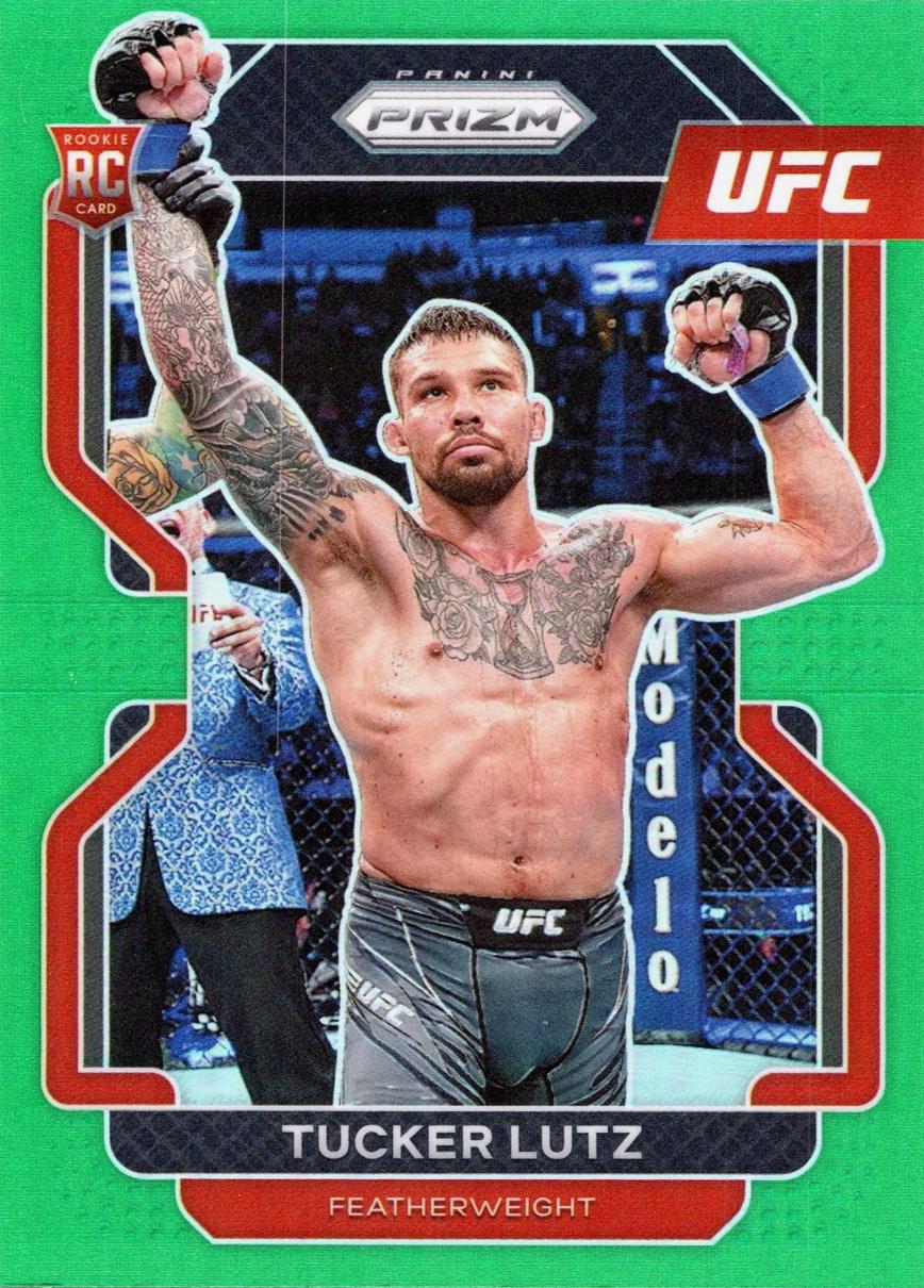 Tucker Lutz 2022 Panini Prizm UFC Base #144 Green