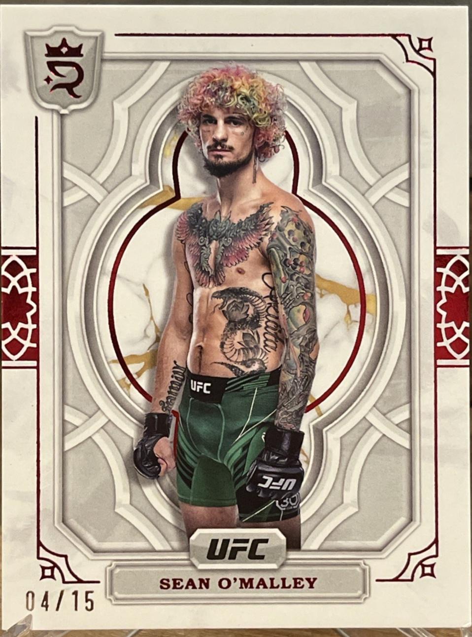 Sean O'Malley 2024 Topps Royalty UFC Base #100 Red