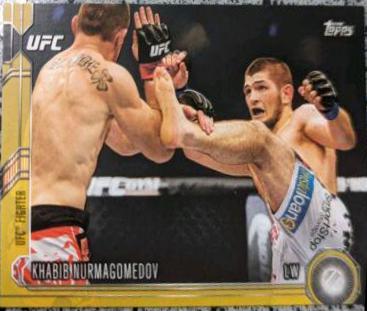 Khabib Nurmagomedov 2015 Topps UFC Chronicles Base #152 Gold