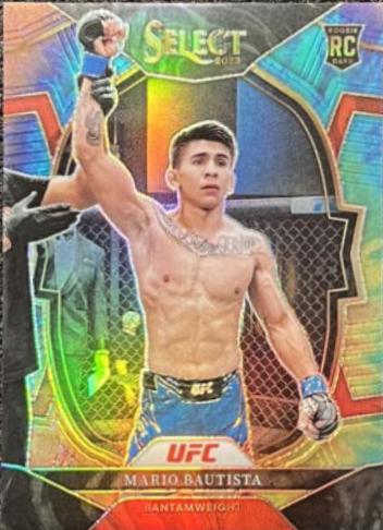 Mario Bautista 2023 Panini Select UFC Concourse #69 Tie Dye