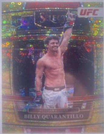 Billy Quarantillo 2022 Panini Select UFC Octagonside #202 Gold Disco