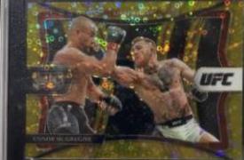 Conor McGregor 2021 Panini Select UFC Premier Level #199 Gold Disco