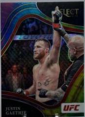 Justin Gaethje 2022 Panini Select UFC Octagonside #285 Tiger