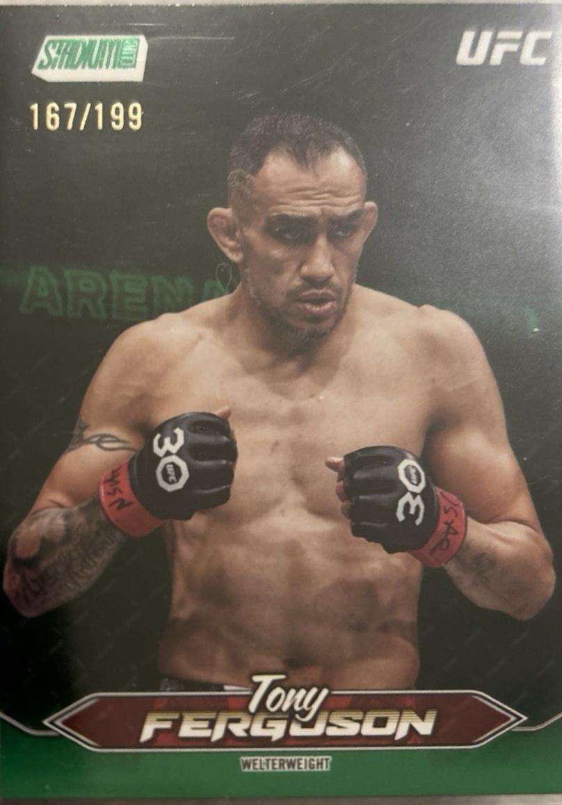 Tony Ferguson 2025 Topps Stadium Club UFC Base #181 Green