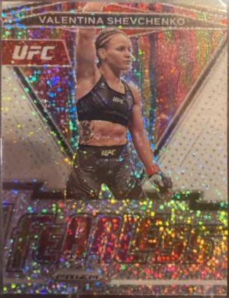 Valentina Shevchenko 2022 Panini Prizm UFC Fearless #10 White Sparkle