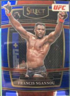 Francis Ngannou 2022 Panini Select UFC Concourse #35 Blue