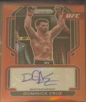 Dominick Cruz 2021 Panini Prizm UFC Signatures #10 Red