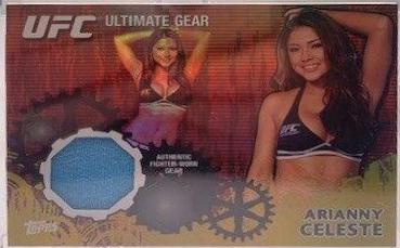 Arianny Celeste 2010 Topps UFC Ultimate Gear Relics #UG-AC Gold