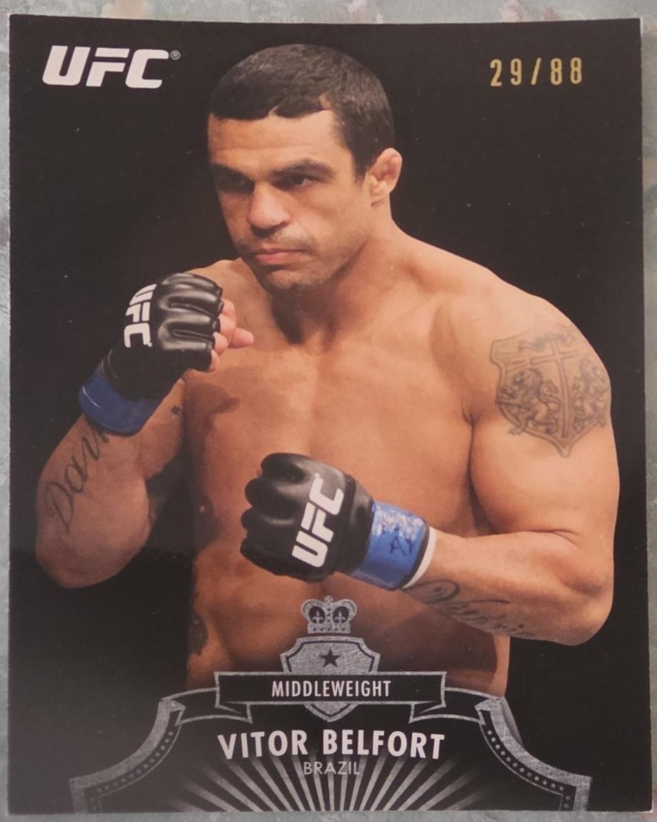 Vitor Belfort 2012 Topps UFC Bloodlines Base #20 Black