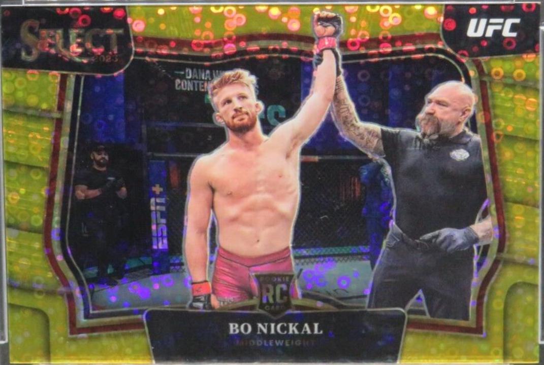 Bo Nickal 2023 Panini Select UFC Octagonside #284 Gold Disco