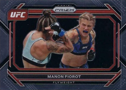 Manon Fiorot 2023 Panini Prizm UFC Base #95 Ruby Wave