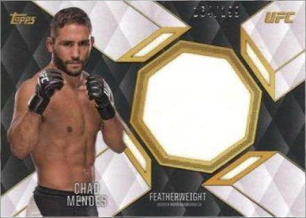 Chad Mendes 2016 Topps UFC Top of the Class Top of the Class Relics #TCR-CME Gold