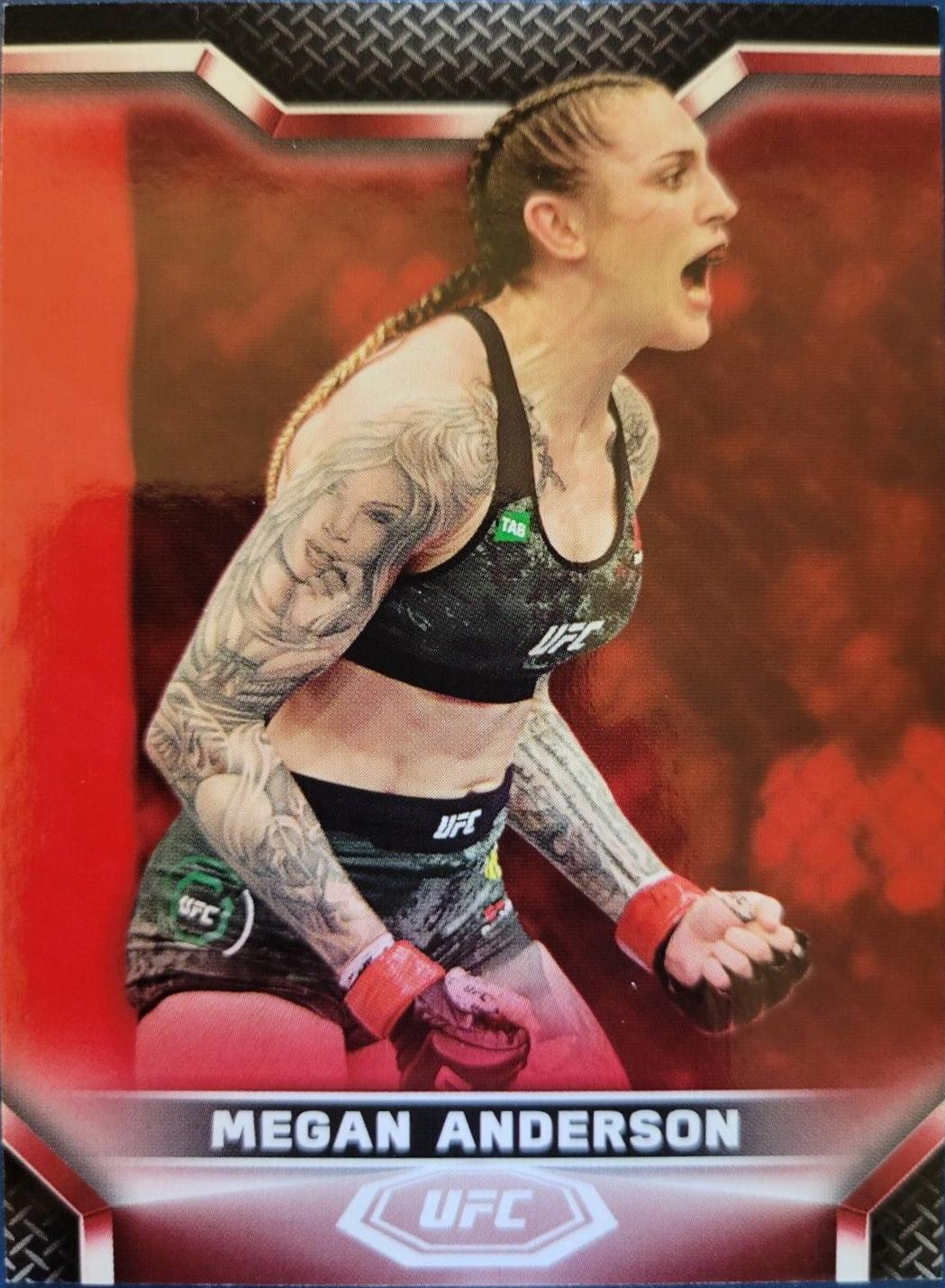 Megan Anderson 2020 Topps UFC Base #3 Red