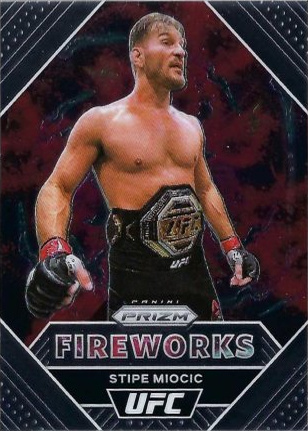 Stipe Miocic 2021 Panini Prizm UFC Fireworks #2 Mojo