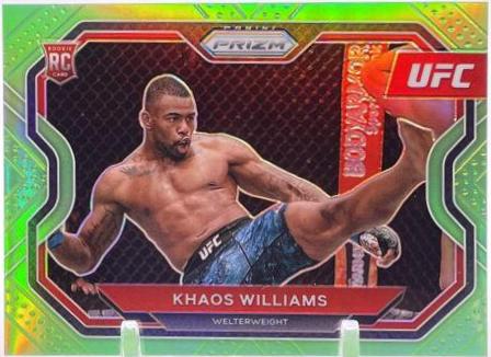 Khaos Williams 2021 Panini Prizm UFC Base #179 Green