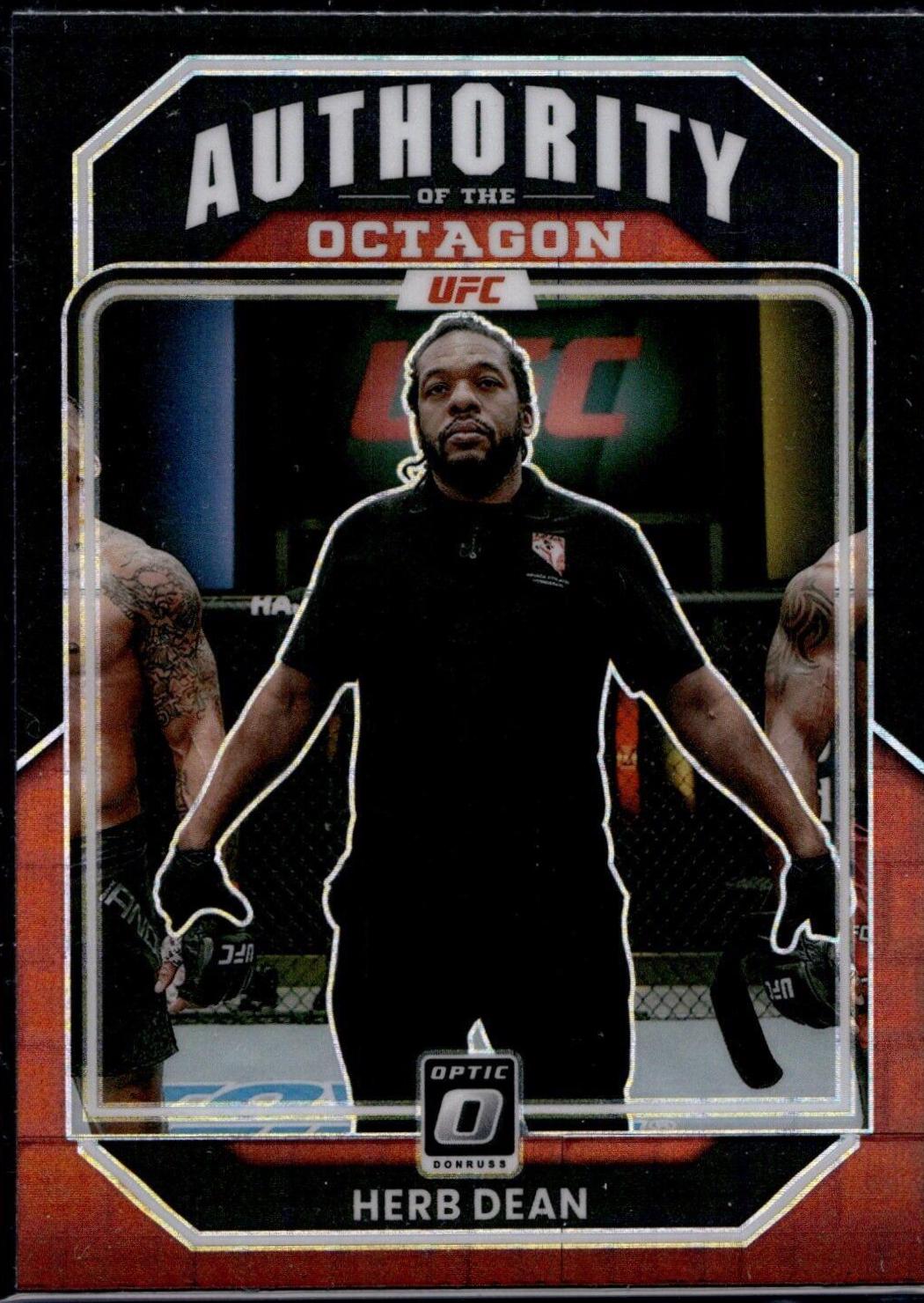 Herb Dean 2023 Panini Donruss Optic UFC Base #148 Black Pandora