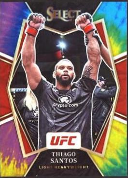 Thiago Santos 2022 Panini Select UFC Premier Level #144 Orange Flash