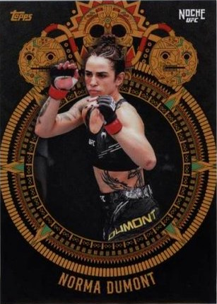 Norma Dumont 2024 Topps Noche UFC Base #10 Orange