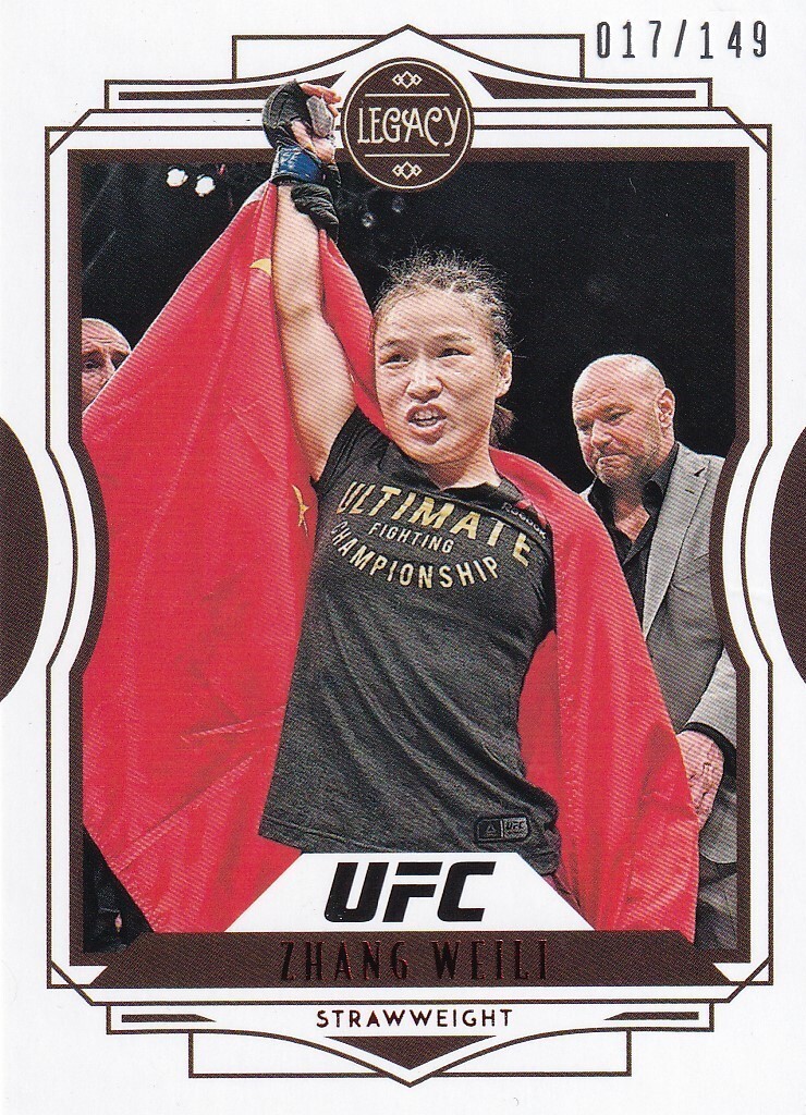 Zhang Weili 2021 Panini Chronicles UFC Base Legacy #47 Red
