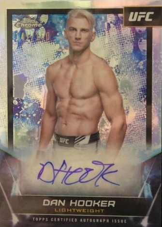 Dan Hooker 2024 Topps Chrome UFC UFC Signatures #FNA-DHO Superfractor