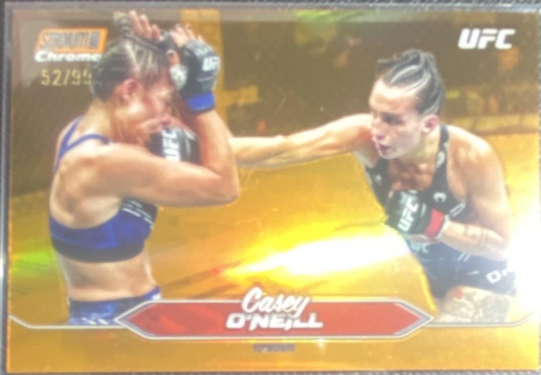 Casey O'Neill 2025 Topps Stadium Club UFC Base Chrome #C-63 Purple Refractor