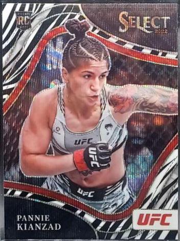 Pannie Kianzad 2022 Panini Select UFC Octagonside #214 Zebra