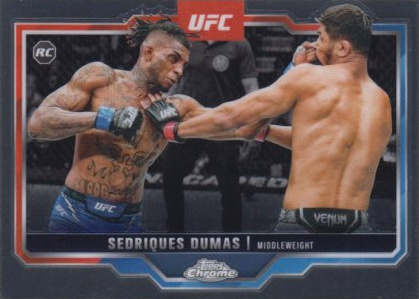 Sedriques Dumas 2025 Topps Chrome UFC Base #6 OctaFractor