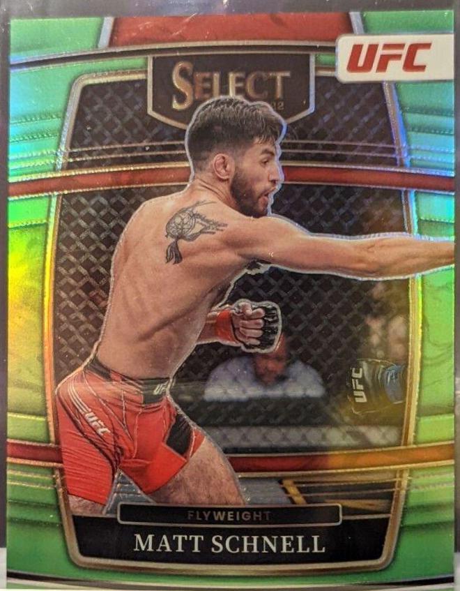 Matt Schnell 2022 Panini Select UFC Concourse #16 Green