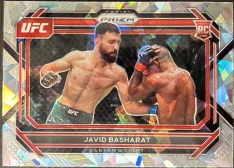 Javid Basharat 2023 Panini Prizm UFC Base #34 Ice