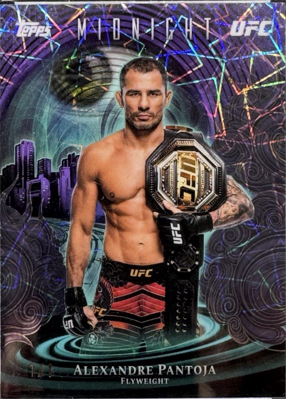 Alexandre Pantoja 2026 Topps Midnight UFC Insomnia #IN-23 Black Light