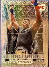 Francis Ngannou 2022 Panini Prizm UFC Prizm Flashback #12 Mojo