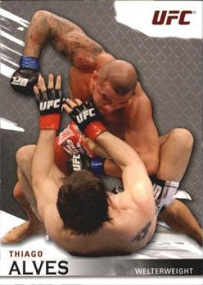 Thiago Alves 2010 Topps UFC Knockout Base #22 Octagon Mat