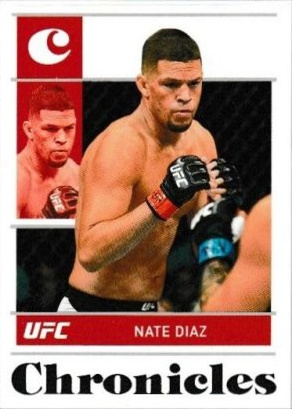 Nate Diaz 2022 Panini Chronicles UFC Base Chronicles #9 Platinum