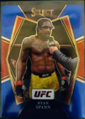 Ryan Spann 2022 Panini Select UFC Premier Level #174 Blue Prizm