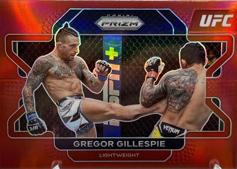Gregor Gillespie 2022 Panini Prizm UFC Base #91 Red