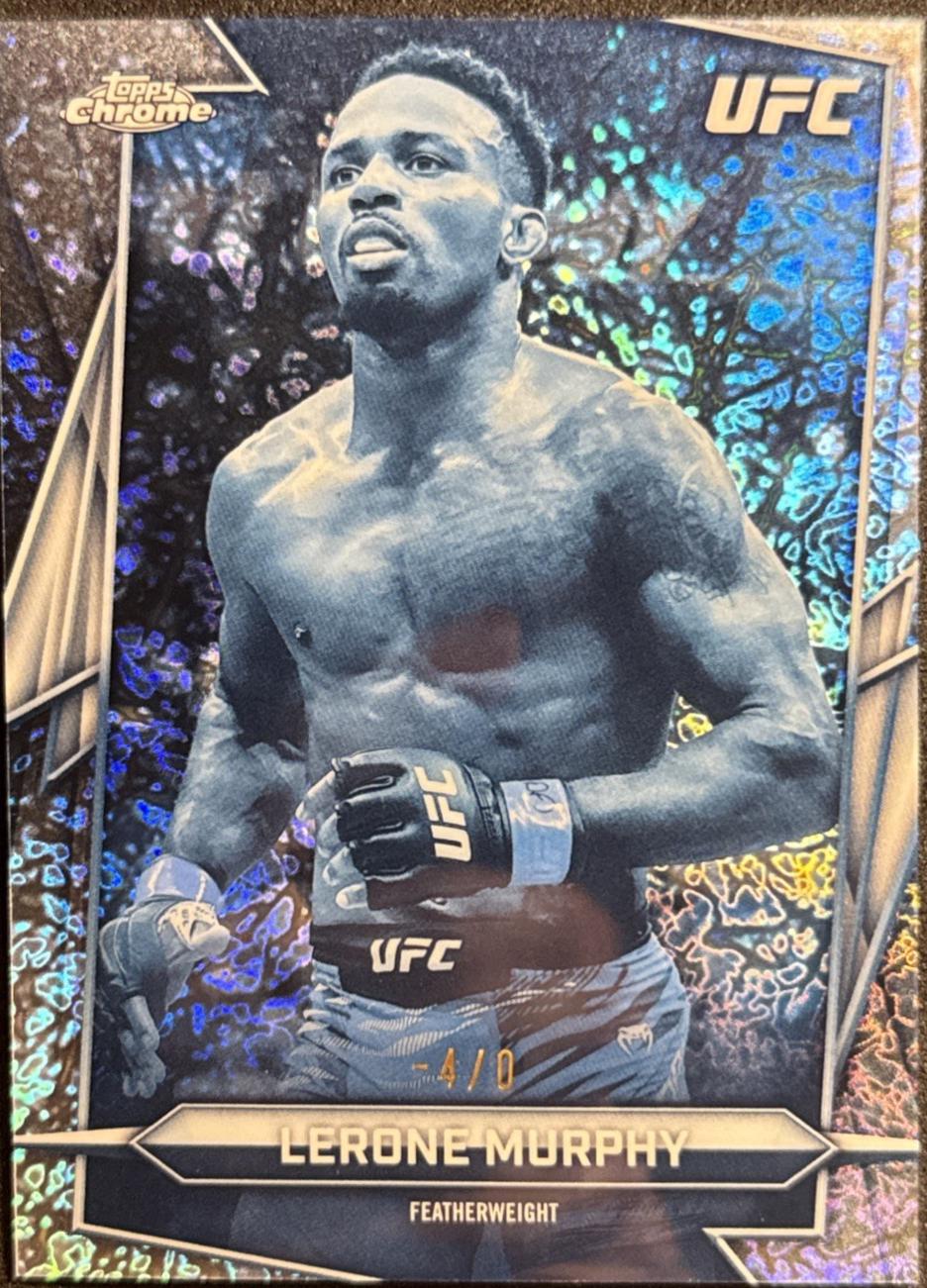Lerone Murphy 2026 Topps Chrome UFC Base #190 Frozenfractor