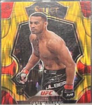 Carlos Ulberg 2023 Panini Select UFC Octagonside #216 Gold Flash