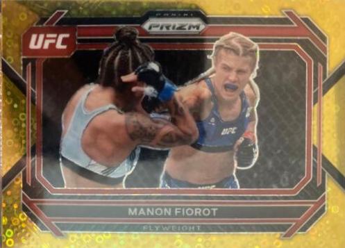 Manon Fiorot 2023 Panini Prizm Under Card UFC Base #95 Gold