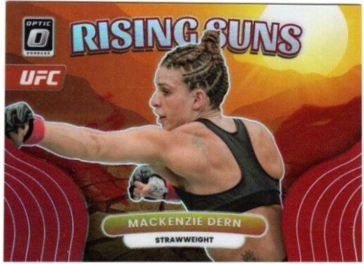 Mackenzie Dern 2023 Panini Donruss Optic UFC Rising Suns #13 Red